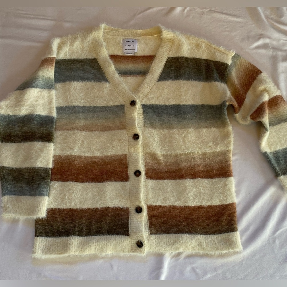 RVCA Women’s Striped Cardigan